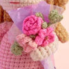 Mini Personalized Crochet Flower Bouquet