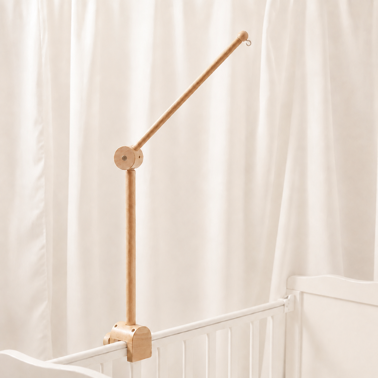 Natural Oak Baby Mobile Hanger