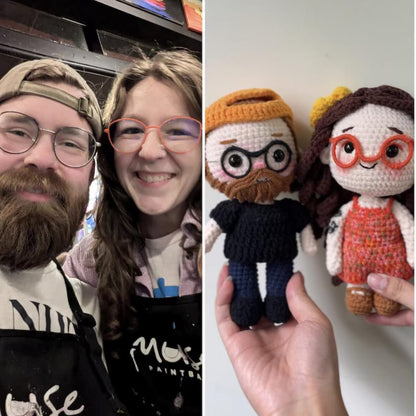 Personalized Couple Crochet Dolls From Photo – Us, In Every Stitch