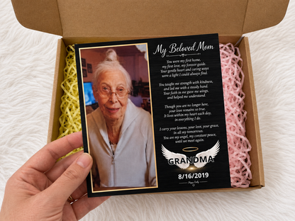 Personalized Crochet Doll with Photo Card “My Beloved Mom”