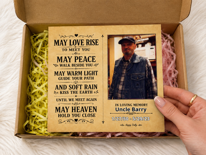 Personalized Crochet Doll with Photo Card “May Love Rise ”